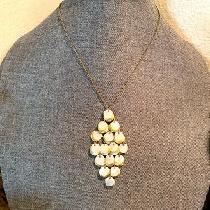 JLo Diamond Disc Necklace